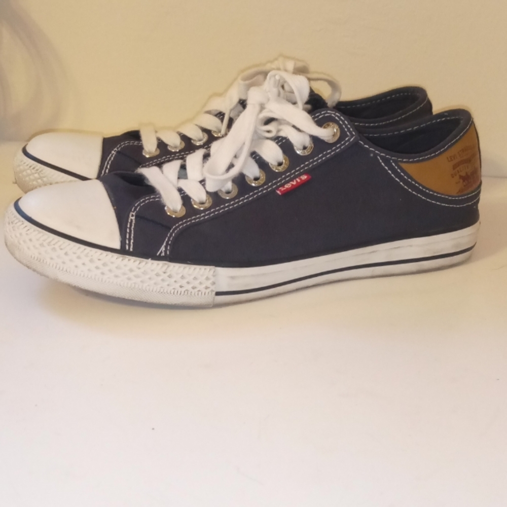 Mens Levi Strauss Converse Style Shoes Size 9.5